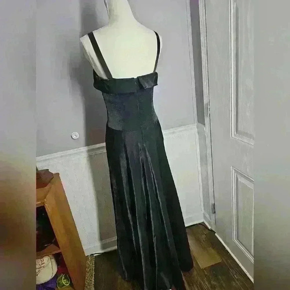 Vintage 90s Tapioca sheer black layered dress size 4 - Picture 4 of 4